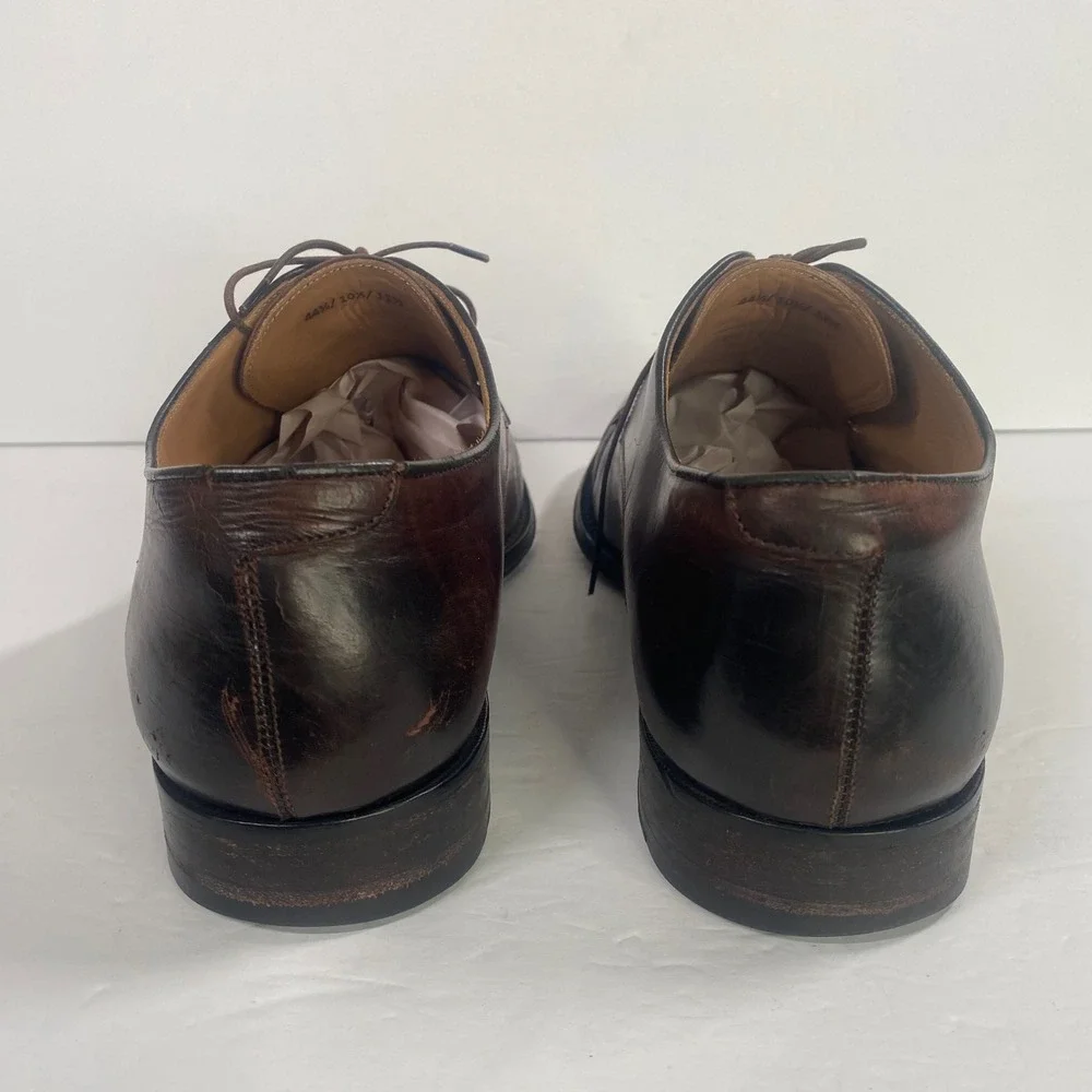 Suitsupply Oxford Shoe EU 44.5 US 11.5 Leather Cap Toe Italian Heritage Luxury‎